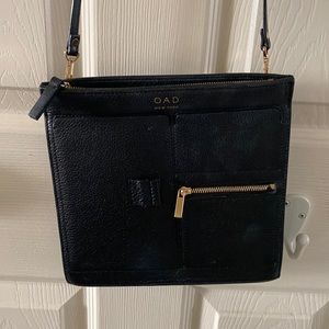 OAD New York leather clutch Black vguc